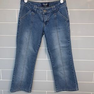 Low Rise Angels Capri Jeans